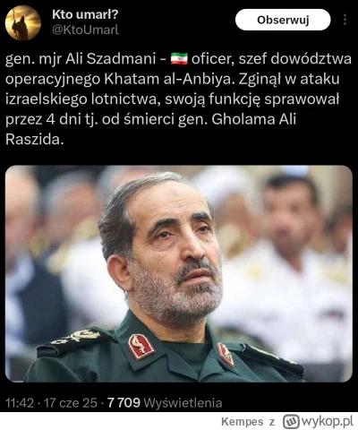 Kempes - #iran #izrael #wojna

Kto się zdecyduje go zastąpić? XD
