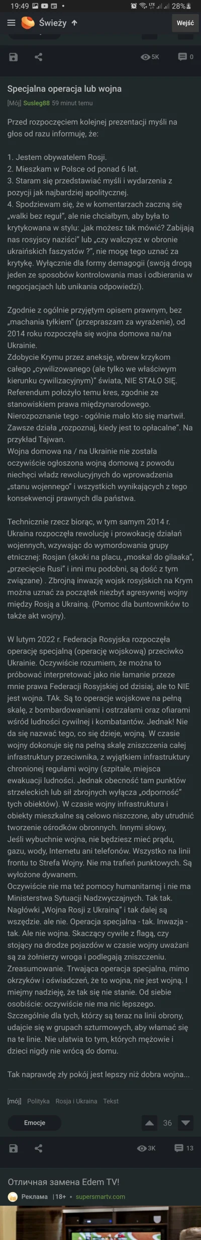 tx06 - Zycie w kacapskiej bance propagandowej, pisze to rusek ktory od 6 lat mieszka ...
