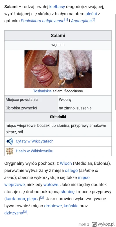 moll - @kodishu: według definicji mniej w tym chodzi o rodzaj mięsa, a bardziej o doj...