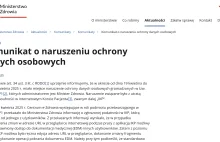 Wyciek danych z IKP! Ministerstwo Zdrowia informuje o naruszeniu